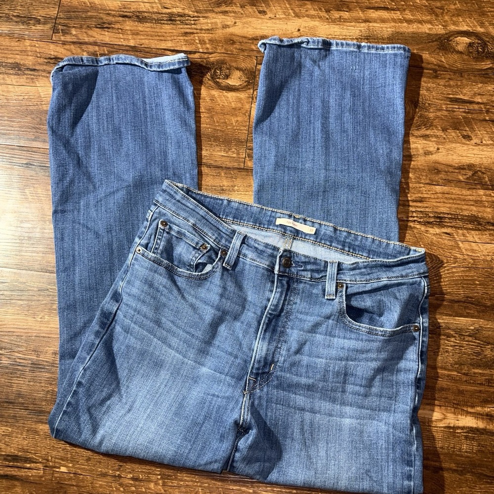 Levi's‎ 726 Flare Leg Blue Jeans Women's Size 33 - Picture 2 of 6